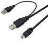  2x USB A 2.0 .  1x Mini USB B . 0.6m (OEM) (BULK)